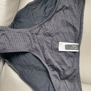 NIKTUCK Swim Black Textured Bikini Bottom